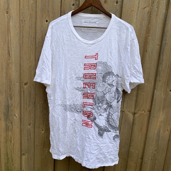 True Religion BIG LOGO T Shirt XXL - Picture 3 of 5